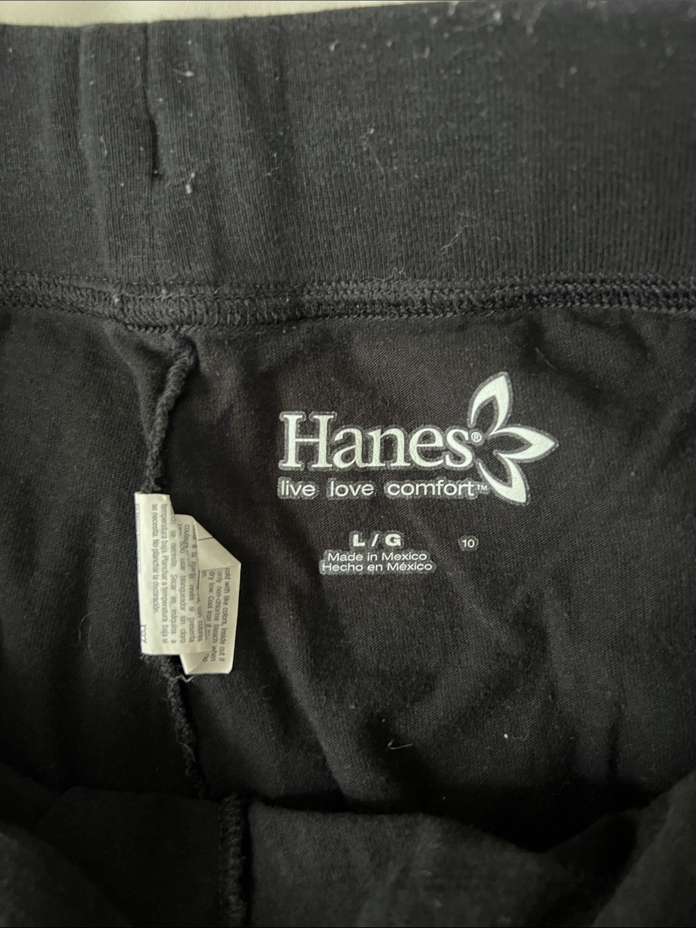 Women’s Cotton Black Athletic Drawstring Shorts Size L - Picture 3 of 4